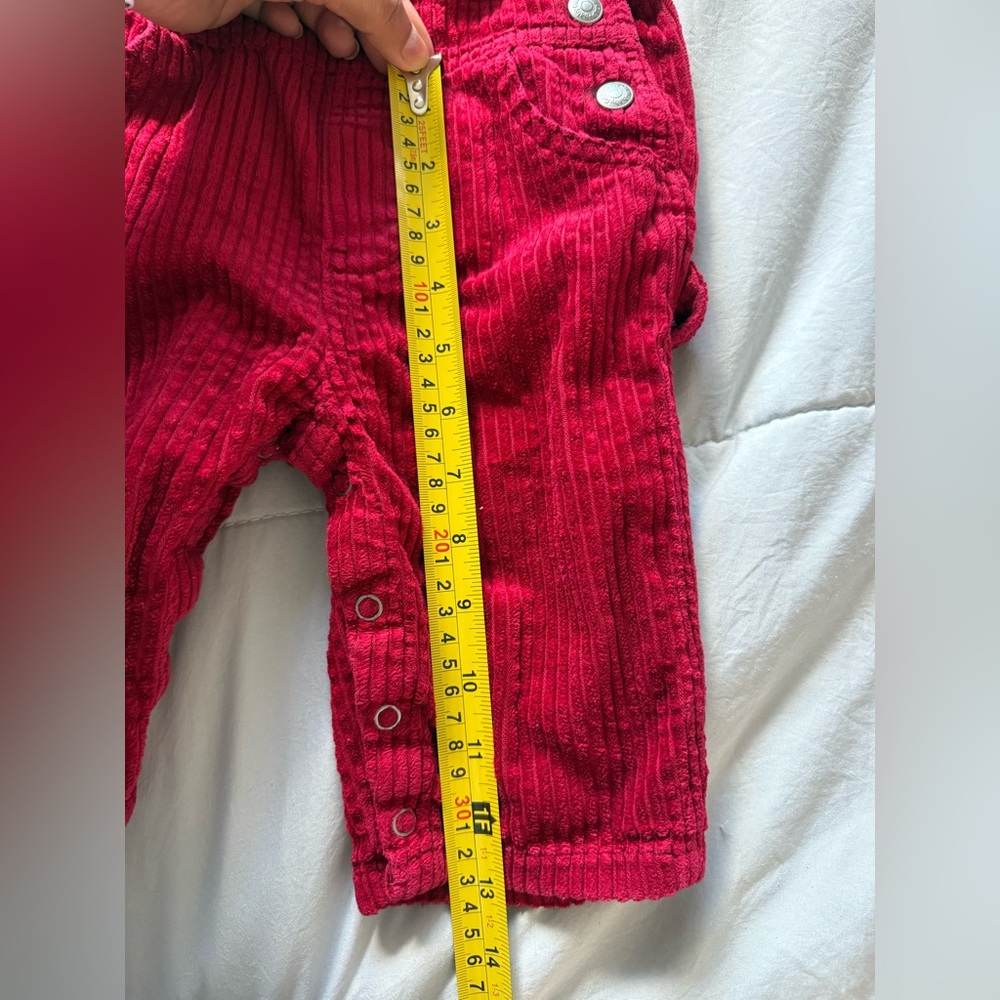✨GAP Red Corduroy Overalls - Picture 9 of 9